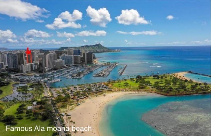 Aparthotel Waikiki High-Rise Sea View Free Parking à Honolulu Extérieur photo